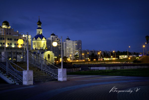 Белгород ночью