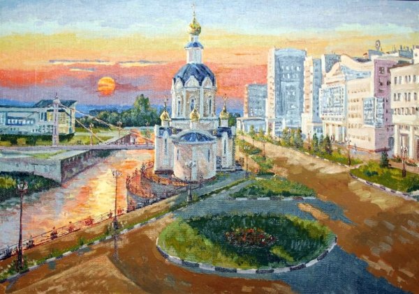 Белгород БГУ Церковь рисунки