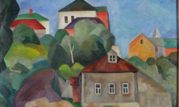 Малевич летний пейзаж 1928г