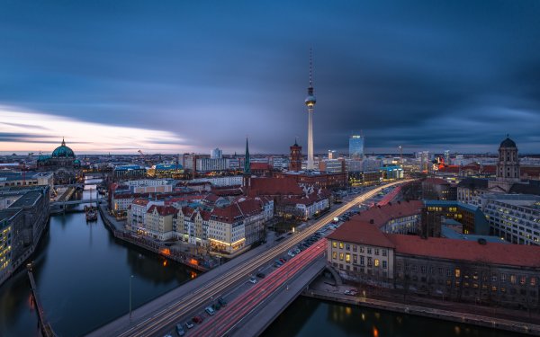 Берлин городской пейзаж