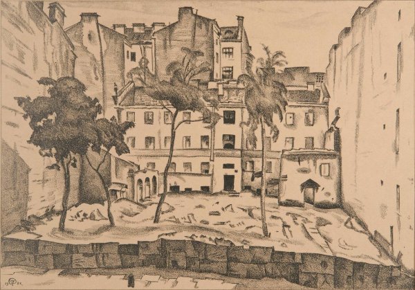 Добужинский Мстислав Валерианович Петербург