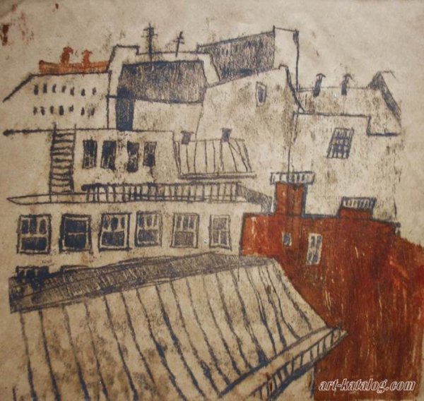 Мстислав Добужинский двор