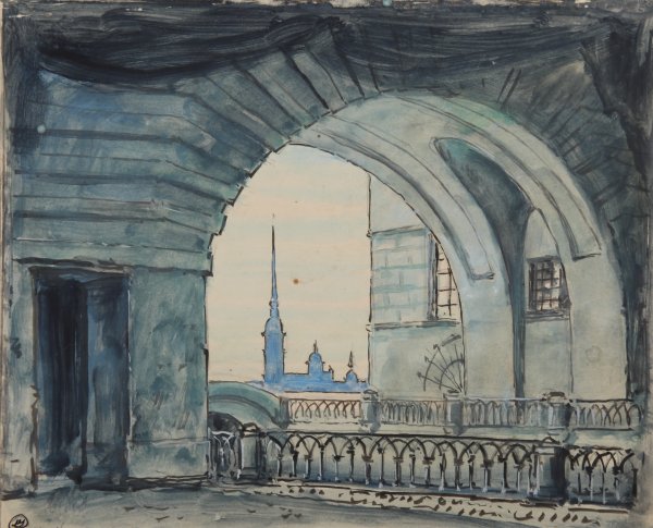 Добужинский Мстислав Валерианович Петербург