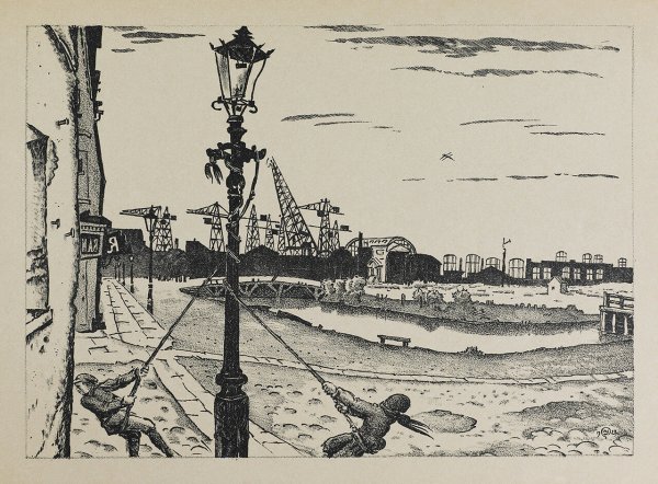 Добужинский Петербург в 1921 году