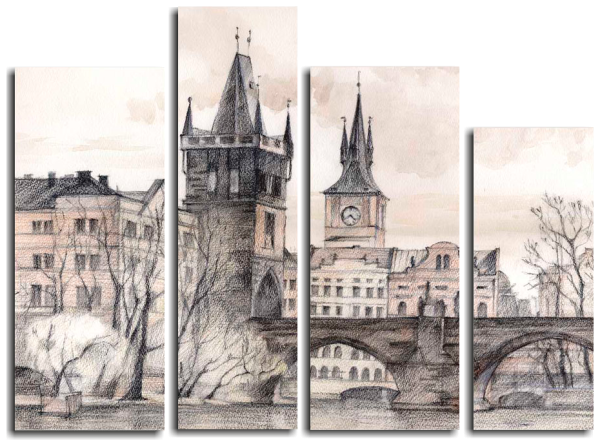 Диптих Париж