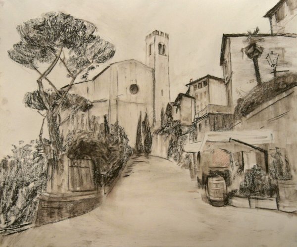 Наброски городского пейзажа