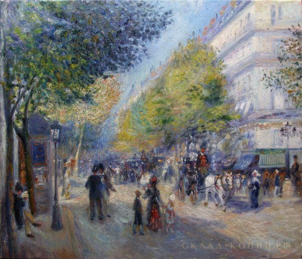 Огюст Ренуар бульвар Клиши