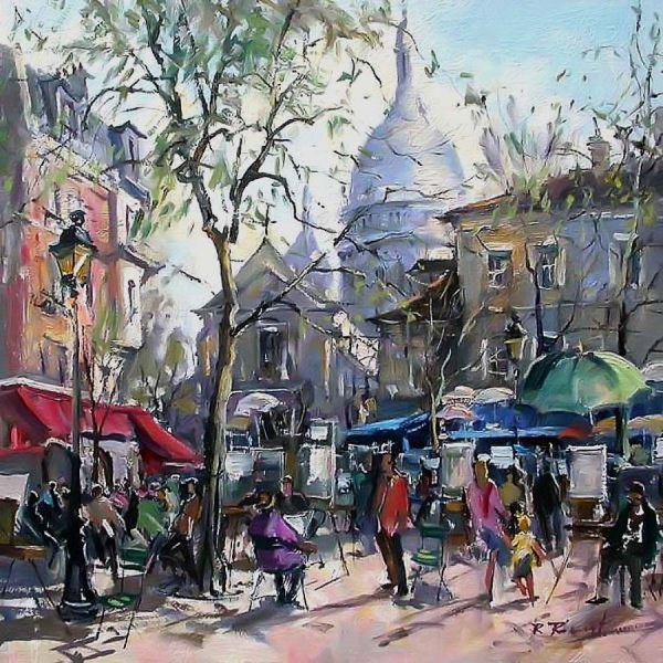 Художник Роберт Рикарт. Париж