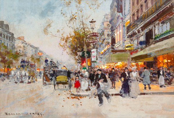 Ренуар бульвар Монмартр