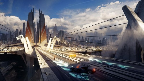 Футуристический город 4к