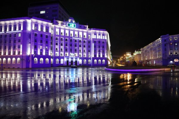 Ночной Норильск