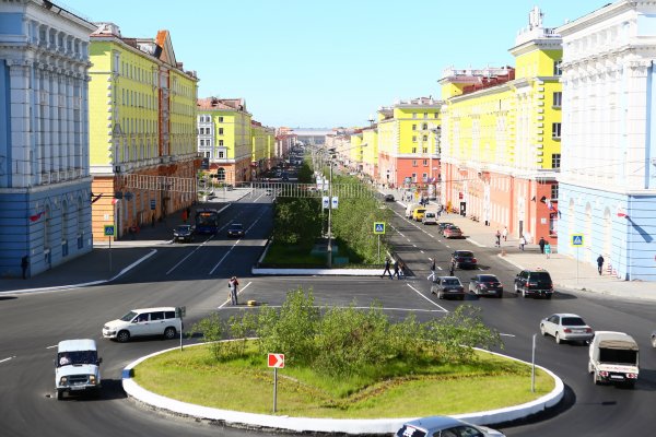 Город Норильск летом