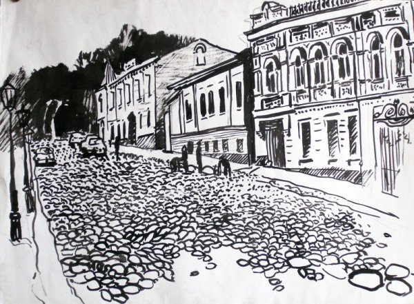 Графика тушью