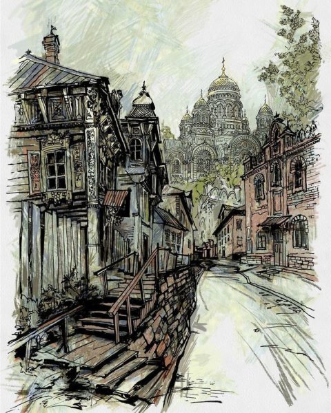 Олег Беседин Графика, акварель