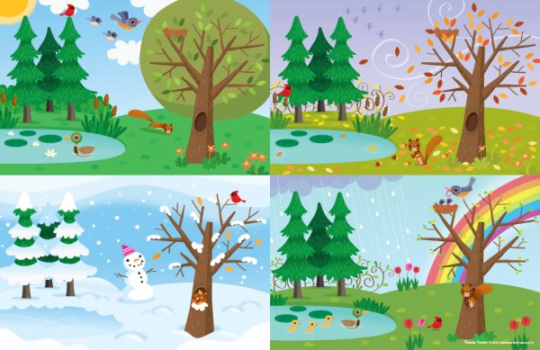 Назови времена года