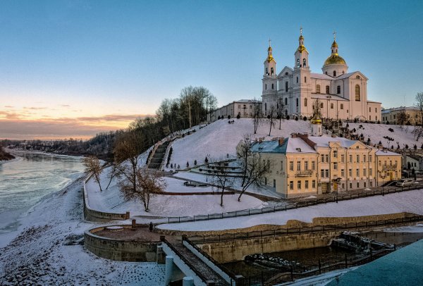 Севастопольский парк Минск зимой