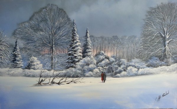 Джефф Роуленд художник зима