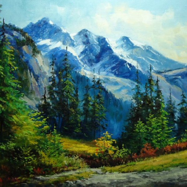 Наталья Сарандук горный пейзаж