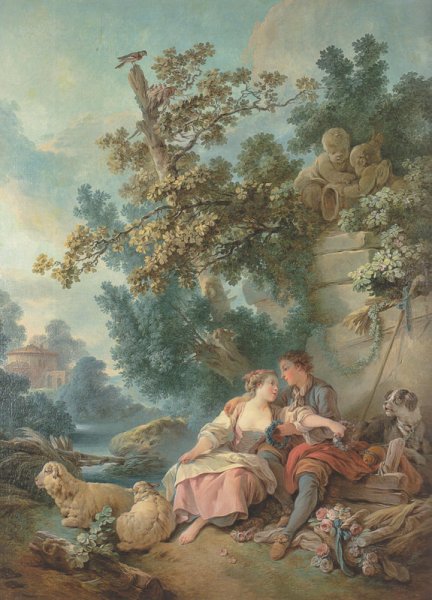 Франсуа Буше четыре сезона ангелы