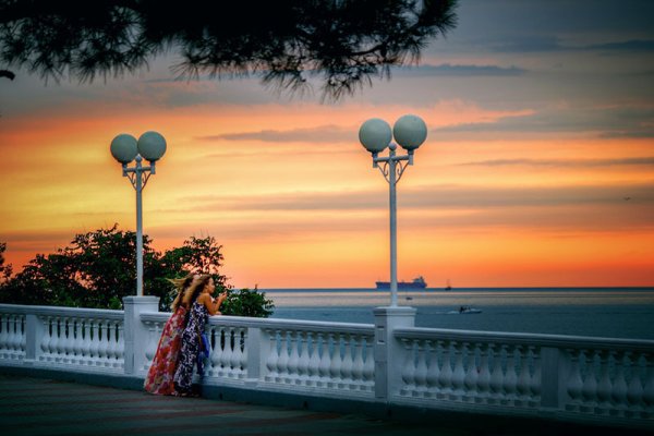 Набережная Геленджика балюстрада