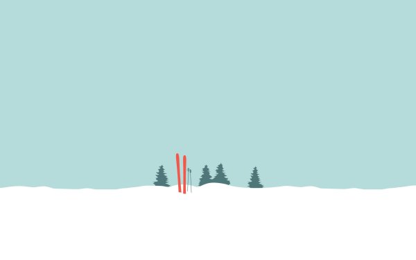 Зима Минимализм