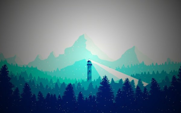 Зимний пейзаж Минимализм