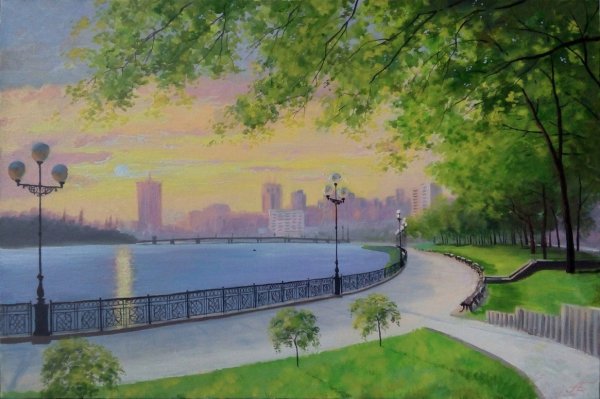 Александр Болотов картины лето