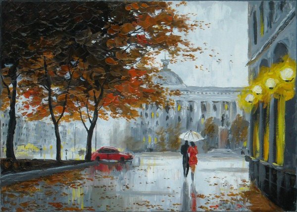 Художник Александр Болотов осень