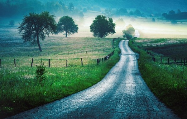 Дорога уходящая вдаль