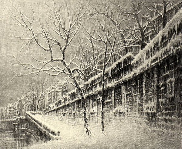 Гравюра природа