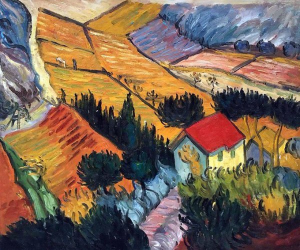 Ван Гог Пахарь в поле