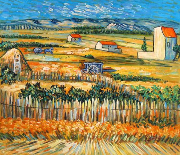 Ван Гог Пахарь в поле