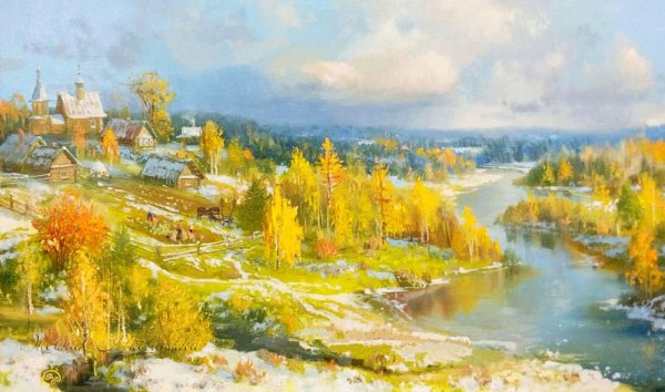 Художник Владимир Жданов пейзажи России