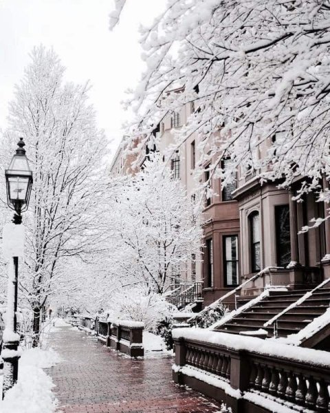 Нью Йорк Бруклин зима
