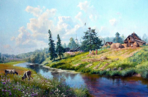 Владимир Юрьевич Жданов (деревня у реки)