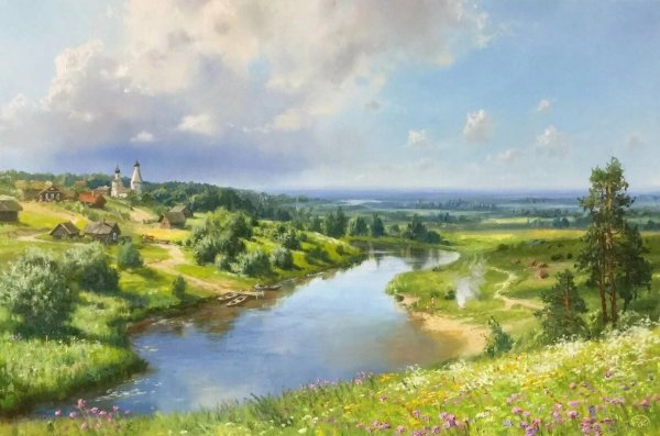 Картины Необъятная Россия