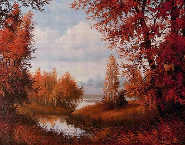 Владимир Жданов живопись деревня