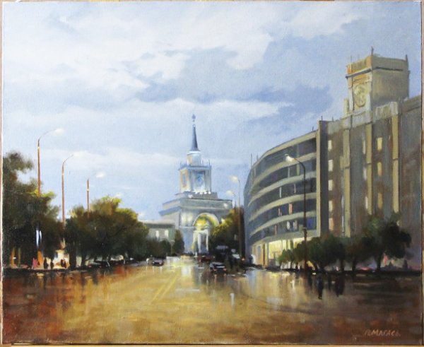 Художники на набережной Волгограда