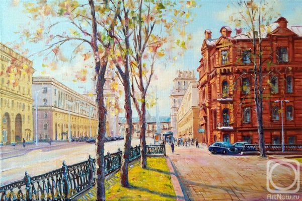 Роман Федосенко городские пейзажи Минска