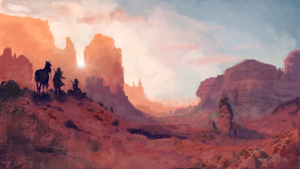 Фон дикий Запад Wild West