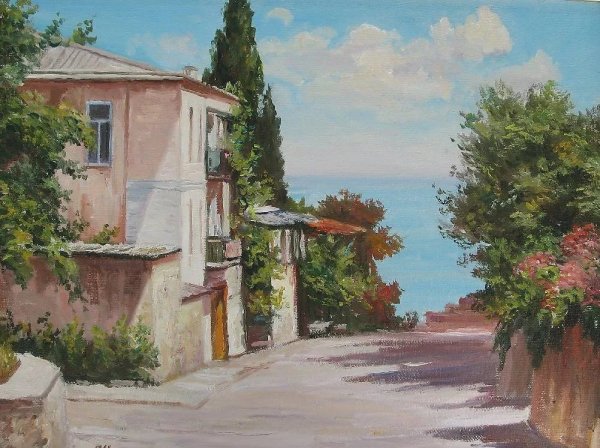 Картина Крым Гурзуф Ливадия Ялта