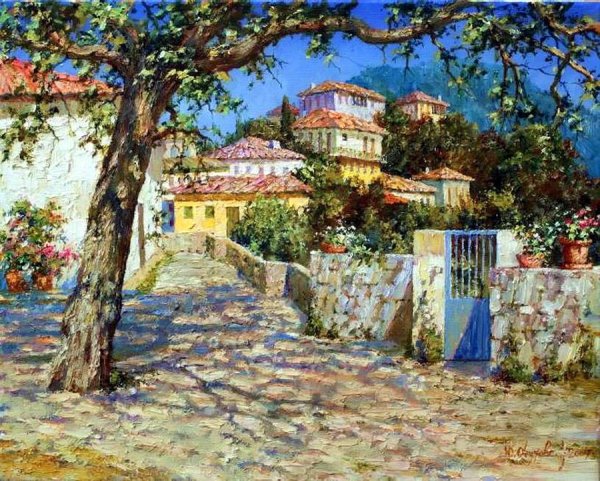 Юрий Обуховский Греция картины