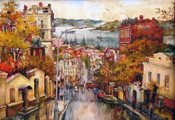 Юрий Обуховский картины Италия