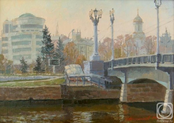 Картины маслом пейзажи города Иваново Александр Плотников