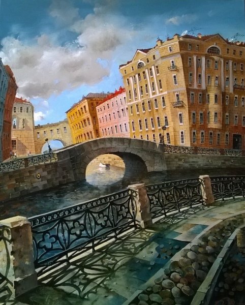 Геннадий Иванов картины Петербург