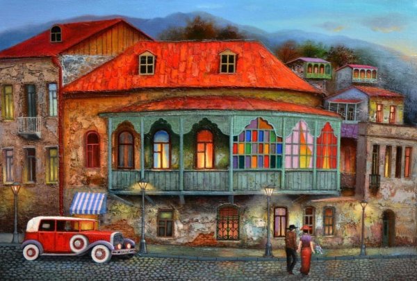 Грузинский художник Давид Мартиашвили