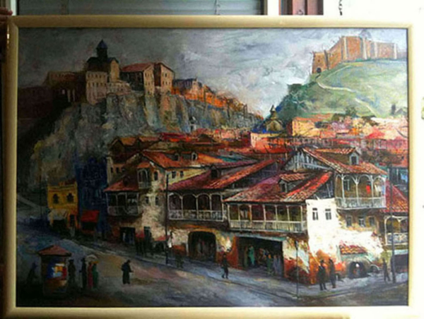 Тифлис старый город художник