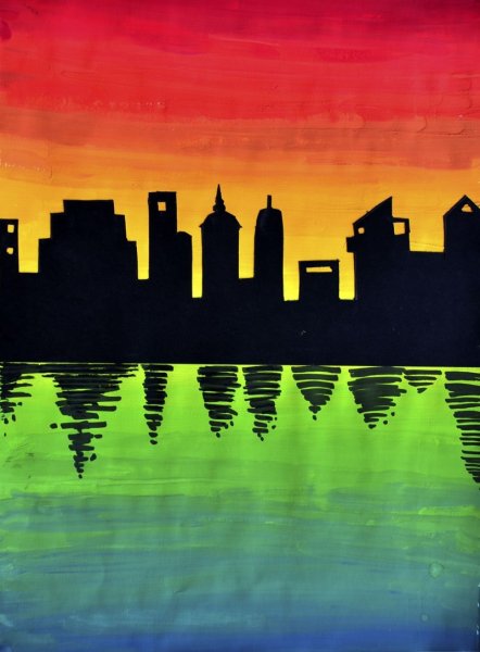 Силуэт города