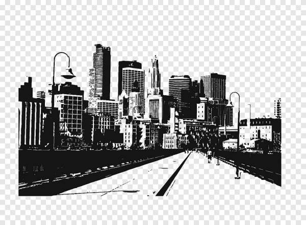 Векторный городской пейзаж