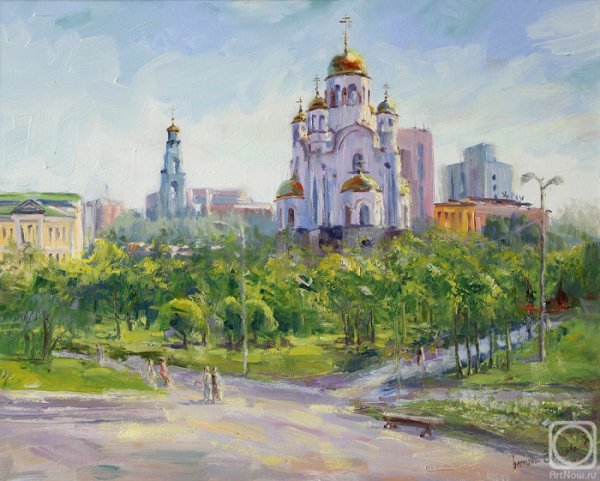 Рассвет река Исеть в Екатеринбурге